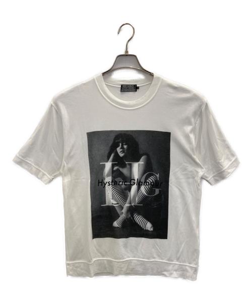 Hysteric Glamour（ヒステリックグラマー）Hysteric Glamour (ヒステリックグラマー) HG WOMAN Tシャツ ホワイト サイズ:SIZE Sの古着・服飾アイテム