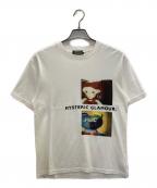 Hysteric Glamourヒステリックグラマー）の古着「プリントTシャツ」｜ホワイト