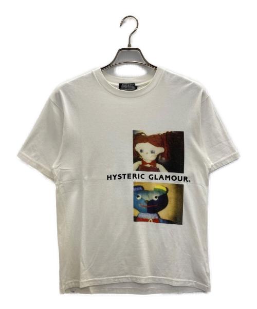 Hysteric Glamour（ヒステリックグラマー）Hysteric Glamour (ヒステリックグラマー) プリントTシャツ ホワイト サイズ:Sの古着・服飾アイテム