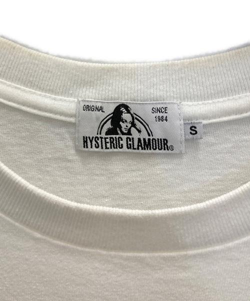 Hysteric Glamour（ヒステリックグラマー）Hysteric Glamour (ヒステリックグラマー) プリントTシャツ ホワイト サイズ:SIZE Sの古着・服飾アイテム