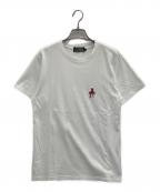 Hysteric Glamourヒステリックグラマー）の古着「VIXEN GIRLワッペン Tシャツ」｜ホワイト