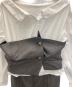 中古・古着 HER LIP TO (ハーリップトゥ) Carette Docking Shirt Dress グレー サイズ:M：5000円