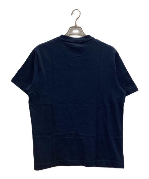 LACOSTE（ラコステ）LACOSTE (ラコステ) ヘビーウェイトブランドネームロゴTシャツ ネイビー サイズ:Mの古着・服飾アイテム