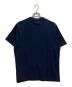 LACOSTE (ラコステ) ヘビーウェイトブランドネームロゴTシャツ ネイビー サイズ:M：5000円