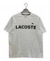 LACOSTE（ラコステ）の古着「ヘビーウェイトブランドネームロゴTシャツ」｜ホワイト