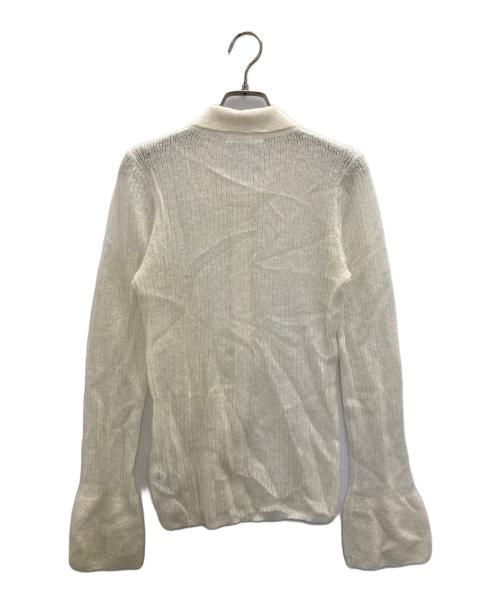 Snidel（スナイデル）Snidel (スナイデル) シアーモヘヤポロニット ホワイト サイズ:Ｍの古着・服飾アイテム