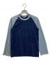 COMME des GARCONS COMME des GARCONS（コムデギャルソン コムデギャルソン）の古着「後染めラグランカットソー」｜ブルー