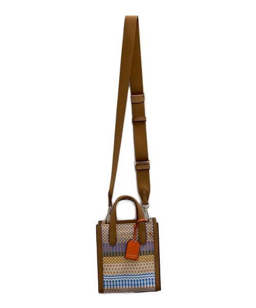 Kate Spade（ケイトスペード）Kate Spade (ケイトスペード) マンハッタンウーブンストライプファブリックミニトート マルチカラーの古着・服飾アイテム