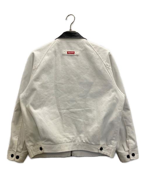 SUPREME（シュプリーム）SUPREME (シュプリーム) Leather Collar Work Jacket ホワイト サイズ:36の古着・服飾アイテム