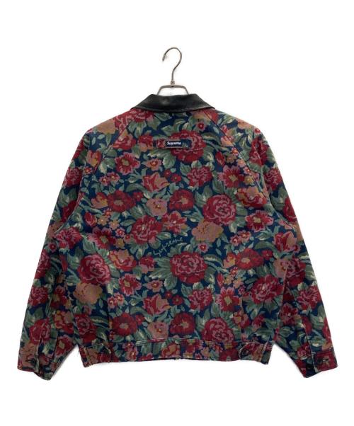 SUPREME（シュプリーム）Supreme (シュプリーム) Leather  Collar Work Jacket レッド サイズ:Sの古着・服飾アイテム