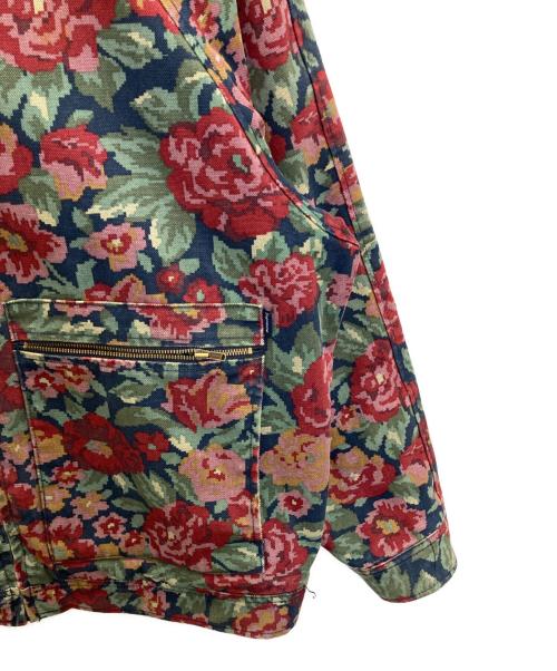 SUPREME（シュプリーム）Supreme (シュプリーム) Leather  Collar Work Jacket レッド サイズ:Sの古着・服飾アイテム