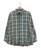 KEBOZケボズ）の古着「チェックシャツ」｜ブルー