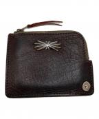 LARRY SMITHラリースミス）の古着「DEER SKIN L ZIP WALLET」｜ブラウン