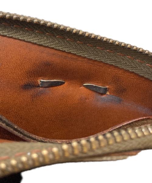 LARRY SMITH（ラリースミス）LARRY SMITH (ラリースミス) DEER SKIN L ZIP WALLET ブラウンの古着・服飾アイテム