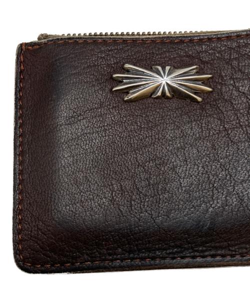 LARRY SMITH（ラリースミス）LARRY SMITH (ラリースミス) DEER SKIN L ZIP WALLET ブラウンの古着・服飾アイテム