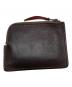 LARRY SMITH (ラリースミス) DEER SKIN L ZIP WALLET ブラウン：15000円