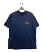 stussyステューシー）の古着「SKATE TOUGH TEE」｜ネイビー