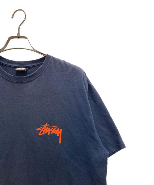 stussy（ステューシー）stussy (ステューシー) SKATE TOUGH TEE ネイビー サイズ:Lの古着・服飾アイテム