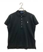 POLO RALPH LAURENポロ・ラルフローレン）の古着「ポロシャツ」｜ブラック