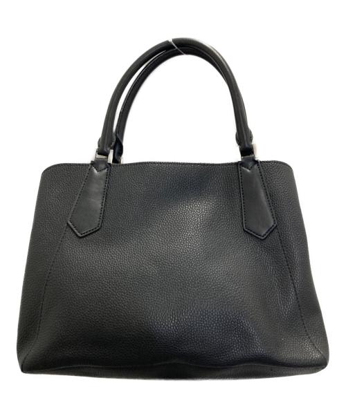 MICHAEL KORS（マイケルコース）MICHAEL KORS (マイケルコース) レザーチャームトートバッグ ブラックの古着・服飾アイテム