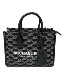 MICHAEL KORS（マイケルコース）の古着「ミレラ MKシグネチャーキャンバスショルダーバッグ」｜ブラック