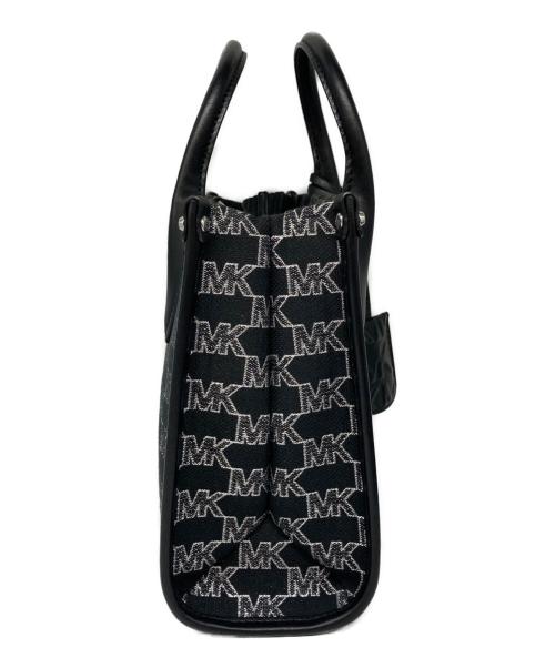 MICHAEL KORS（マイケルコース）MICHAEL KORS (マイケルコース) ミレラ MKシグネチャーキャンバスショルダーバッグ ブラックの古着・服飾アイテム