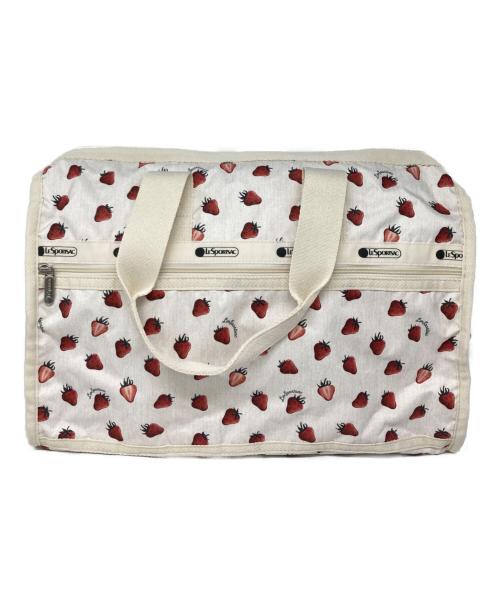 LeSportsac（レスポートサック）LeSportsac (レスポートサック) ミニボストンバッグ アイボリーの古着・服飾アイテム