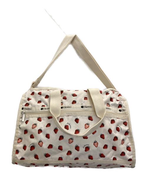 LeSportsac（レスポートサック）LeSportsac (レスポートサック) ミニボストンバッグ アイボリーの古着・服飾アイテム