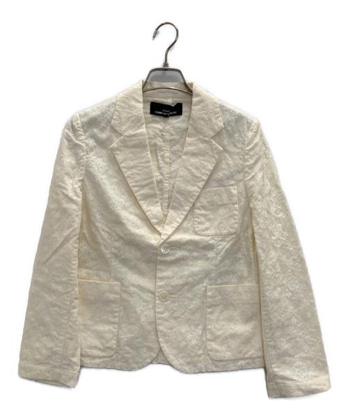 tricot COMME des GARCONS（トリココムデギャルソン）tricot COMME des GARCONS (トリココムデギャルソン) レーステーラードジャケット アイボリー サイズ:Sの古着・服飾アイテム