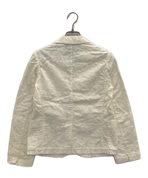 tricot COMME des GARCONS（トリココムデギャルソン）tricot COMME des GARCONS (トリココムデギャルソン) レーステーラードジャケット アイボリー サイズ:Sの古着・服飾アイテム