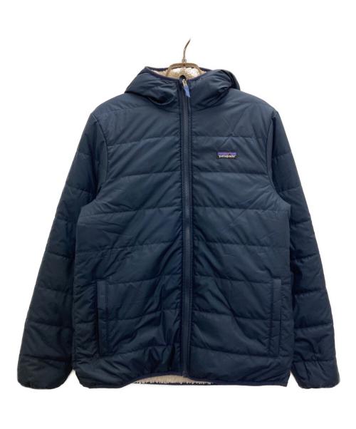 Patagonia（パタゴニア）Patagonia (パタゴニア) キッズ・リバーシブル・レディ・フレディ・フーディ ネイビー サイズ: XXL 16-18の古着・服飾アイテム