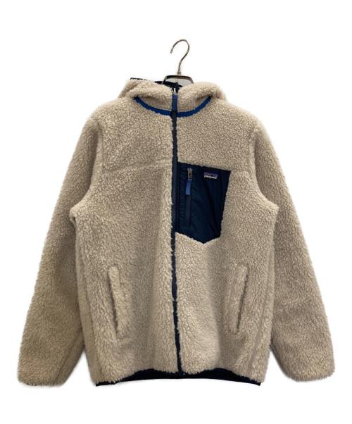 Patagonia（パタゴニア）Patagonia (パタゴニア) キッズ・リバーシブル・レディ・フレディ・フーディ ネイビー サイズ: XXL 16-18の古着・服飾アイテム