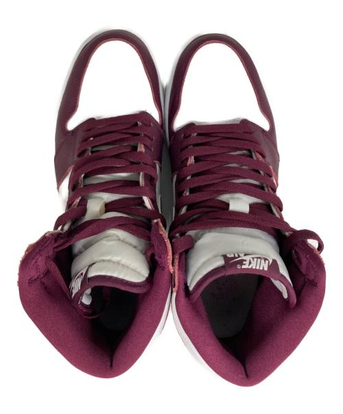 NIKE（ナイキ）NIKE (ナイキ) Air Jordan 1 High OG ボルドー×ホワイト サイズ:28㎝の古着・服飾アイテム