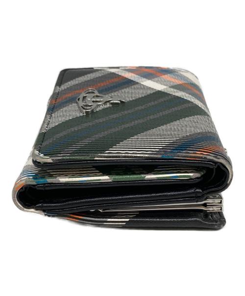 Vivienne Westwood（ヴィヴィアンウエストウッド）Vivienne Westwood (ヴィヴィアンウエストウッド) 3つ折り財布 グリーンの古着・服飾アイテム