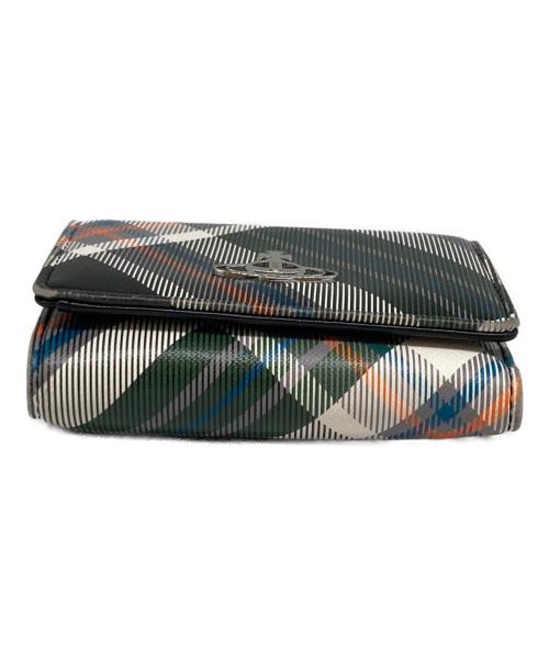 Vivienne Westwood（ヴィヴィアンウエストウッド）Vivienne Westwood (ヴィヴィアンウエストウッド) 3つ折り財布 グリーンの古着・服飾アイテム
