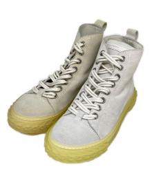 GIUSEPPE ZANOTTI（ジュゼッペザノッティ）の古着「ハイカットスニーカー」｜アイボリー