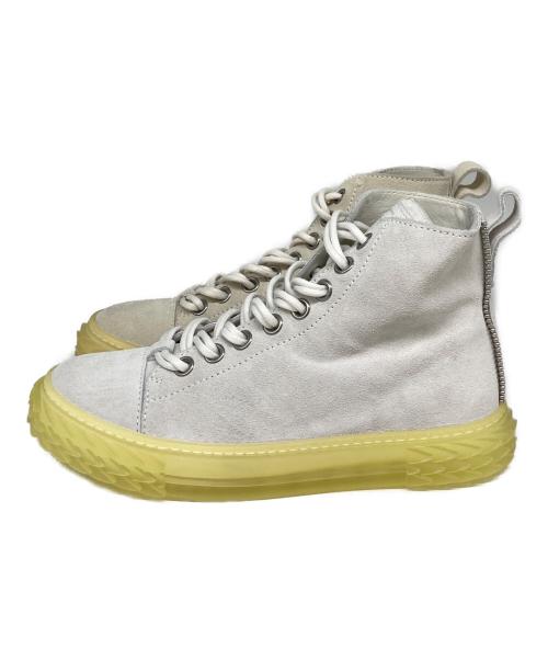 GIUSEPPE ZANOTTI（ジュゼッペザノッティ）GIUSEPPE ZANOTTI (ジュゼッペザノッティ) ハイカットスニーカー アイボリー サイズ:37の古着・服飾アイテム