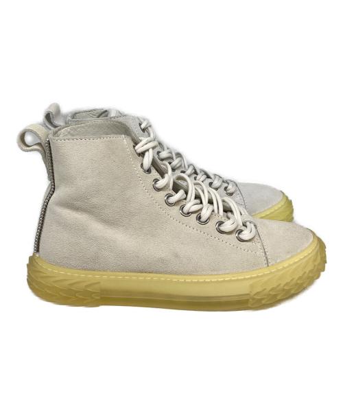 GIUSEPPE ZANOTTI（ジュゼッペザノッティ）GIUSEPPE ZANOTTI (ジュゼッペザノッティ) ハイカットスニーカー アイボリー サイズ:37の古着・服飾アイテム