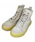 GIUSEPPE ZANOTTI（ジュゼッペザノッティ）の古着「ハイカットスニーカー」｜アイボリー