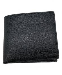 COACH（コーチ）の古着「2つ折り財布」｜ブラック