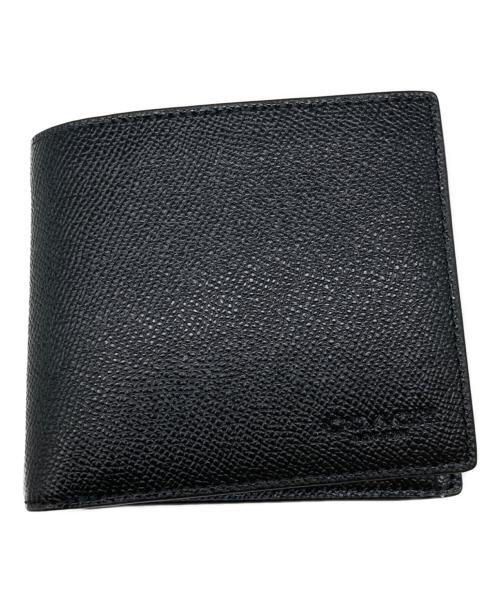 COACH（コーチ）COACH (コーチ) 2つ折り財布 ブラックの古着・服飾アイテム