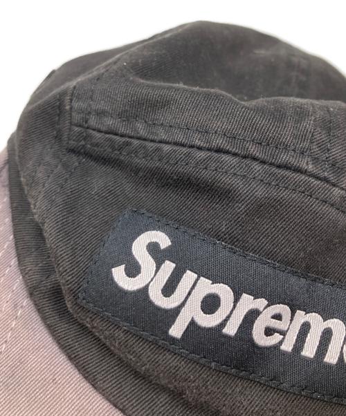SUPREME（シュプリーム）Supreme (シュプリーム) 2-tone camp cap ブラックの古着・服飾アイテム