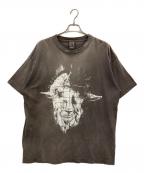 SAINT MICHAELセントマイケル）の古着「Go To Hell Tシャツ」｜チャコールグレー