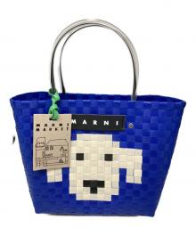 MARNI（マルニ）の古着「カゴバッグ」｜ブルー