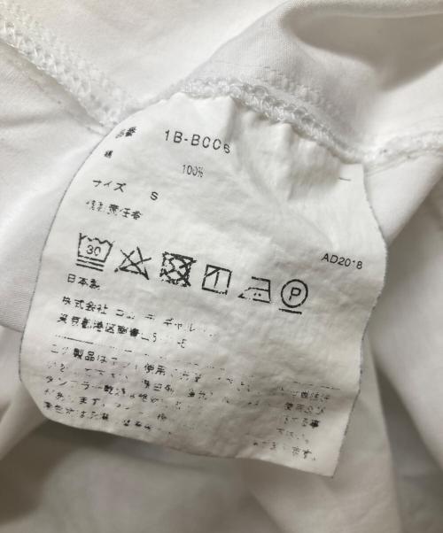 BLACK COMME des GARCONS（ブラックコムデギャルソン）BLACK COMME des GARCONS (ブラックコムデギャルソン) デザインシャツ ホワイト サイズ:Sの古着・服飾アイテム
