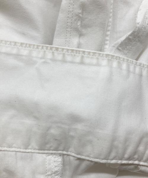 BLACK COMME des GARCONS（ブラックコムデギャルソン）BLACK COMME des GARCONS (ブラックコムデギャルソン) デザインシャツ ホワイト サイズ:Sの古着・服飾アイテム