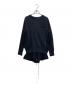 sacai（サカイ）の古着「異素材ドッキングワンピース」｜ネイビー