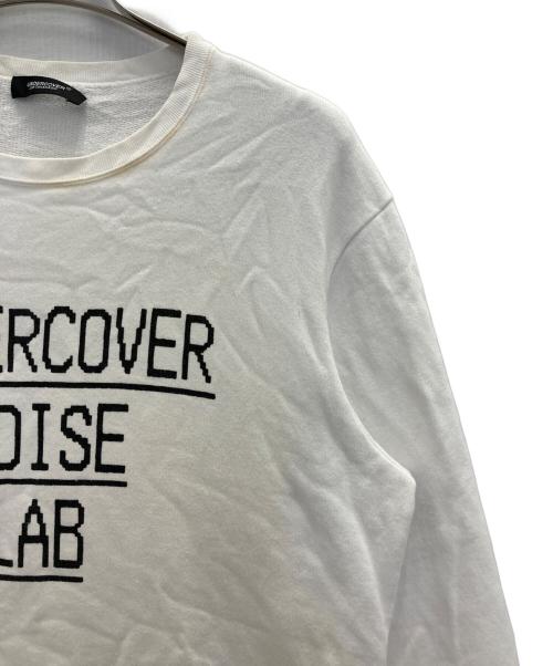 UNDERCOVER（アンダーカバー）UNDERCOVER (アンダーカバー) クルーネックスウェット ホワイト サイズ:Lの古着・服飾アイテム