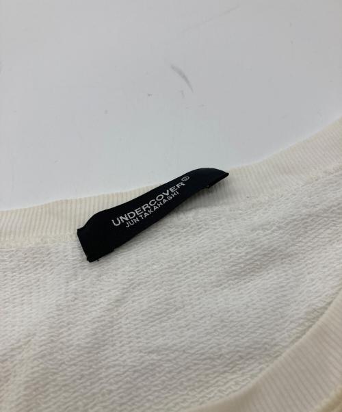 UNDERCOVER（アンダーカバー）UNDERCOVER (アンダーカバー) クルーネックスウェット ホワイト サイズ:Lの古着・服飾アイテム
