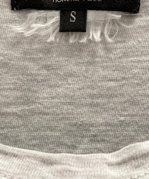 COMME des GARCONS HOMME PLUS（コムデギャルソンオムプリュス）COMME des GARCONS HOMME PLUS (コムデギャルソンオムプリュス) プリントカットソー グレー サイズ:Sの古着・服飾アイテム
